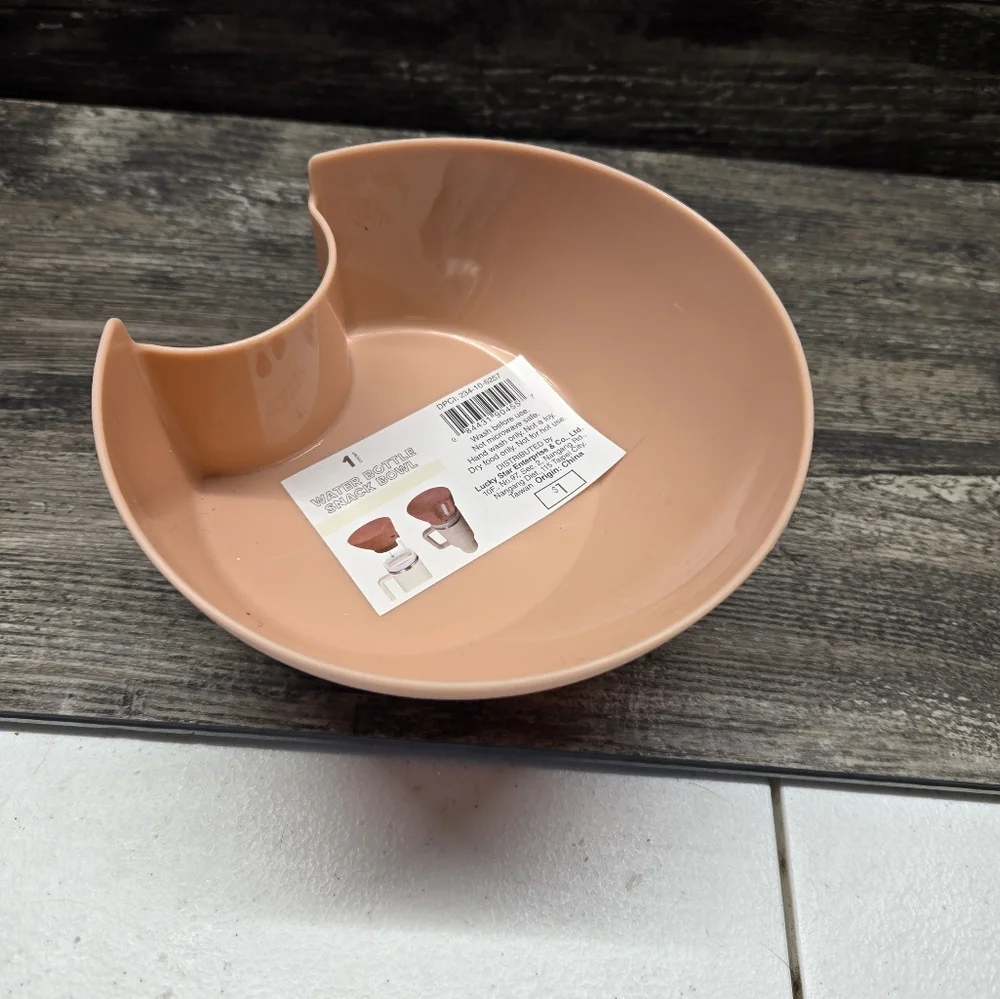 Water bottle snack bowl pink snack bowl to go tumbler travel bowl new stanley‎